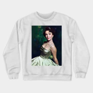 Elizabeth Taylor in Space: Starlight Starlets Crewneck Sweatshirt